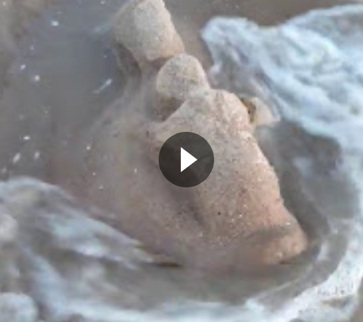 video sandsculpture